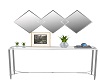 NA-Silver Console Table