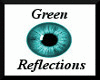 Green Reflections Eyes
