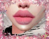 Powder pink lipstick