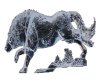 Wolf Ice sculpture