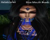 Blue Mouth Beads