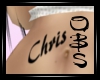 (OBS) Chris belly tattoo