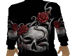 skull with roses jacket