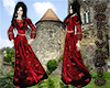[WB] Medieval red Gown