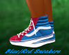;R; Blue/Red Sneakers