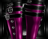 b pink steampunk boots