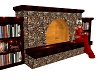 Bookcase  Fire Place 1