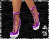 Purple Corset Heels