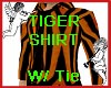 Tiger Shirt with Tie
