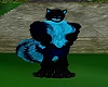 Raccoon Fur M Blue V1