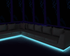 Dark sofa - Blue neon