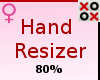 80% Hand Resizer - F