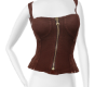 brown jac corset small
