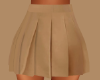 Pleated Light Tan Skirt