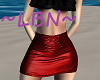 ~LBN~ Hot Mini Skirt red