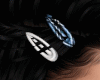 B$berry Hair Clips blue