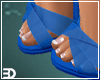 Blue Ribbon Ankle Tie