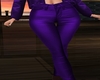 TJ Purple Leather Pants