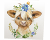 Baby Cow Canvas 1