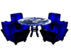Blue dragon club table