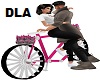 Girl's Pink Bike w /Pose