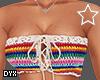 Rainbow Stripe Crochet L