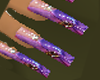 purple nails DTNY HANDS