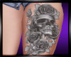 Skull N Roses Tatt RL