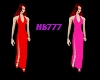 HB777 Slit Dress HotPink