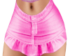 Pink Denim RLL Skirt