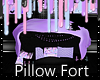 Pastel goth Pillow Fort