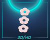 3D\HD Flower  Earring *F