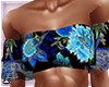 Blue Floral top