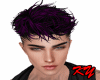 BLACK PURPLE HAIR