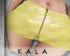 !A plastic yellow skirt