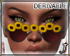 Jewel* Sunflower Glasses