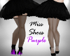 !T! Miss H/S Purple/blk