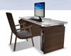 :3 Modern Brown Desk