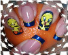 american blue tip nails