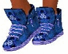 blue biohazard shoes