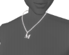 M Letter Chain Necklace