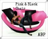 [ABP] Pink & Black Chair