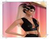 leather black top