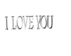 N| ILOVEYOU sign