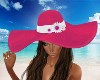Beach Sun Hat Pnk