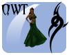 QWT Tully Gown - Green