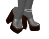 Chocolate Clear Heel