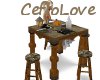 table medieval wood