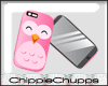 Kawaii Phone Pink Owl
