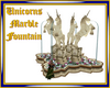 Unicorns marble fountain